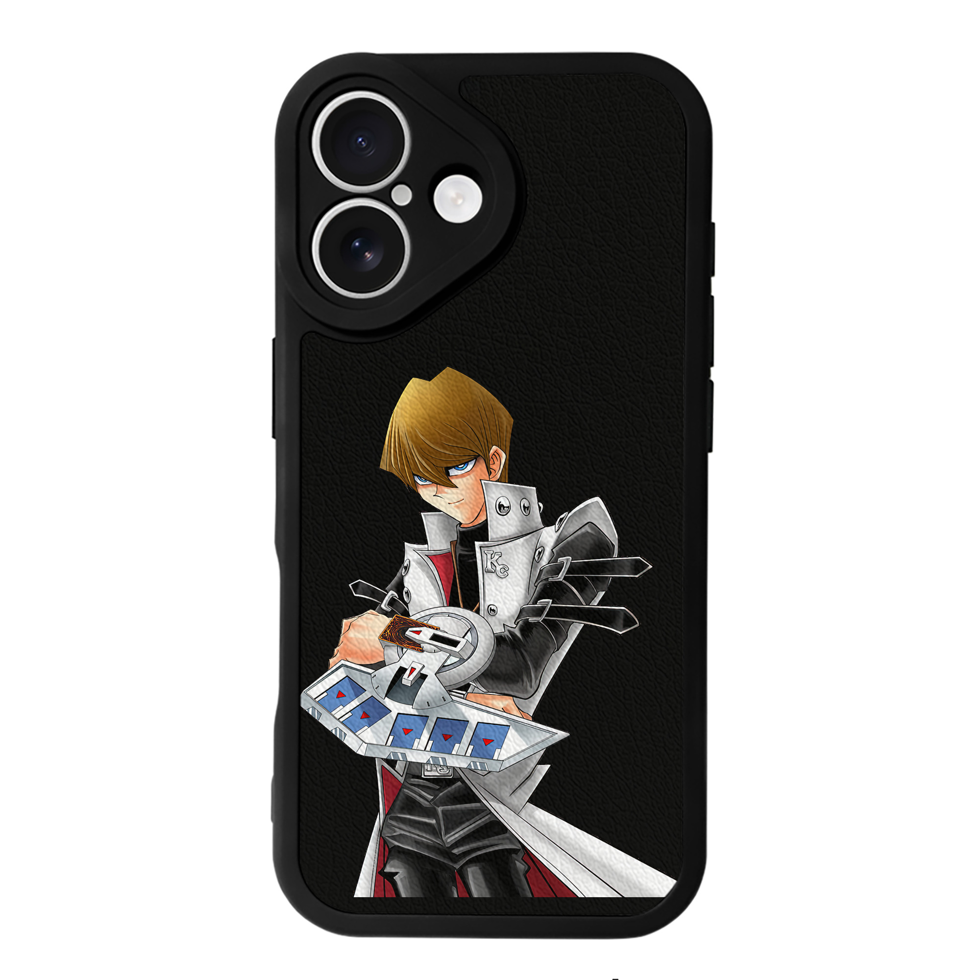 遊☆戯☆王 Yu-Gi-Oh! 【iPhone 16シリーズ対応】シリコンスマホケース（レザー調） 材質：シリコン
